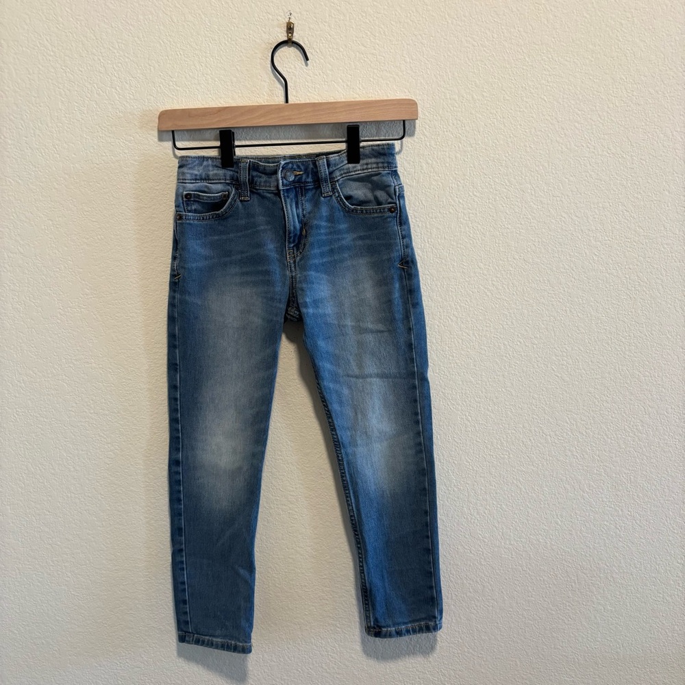 Cat & Jack Boys' Skinny Denim Jeans - Stetchy Medium Blue